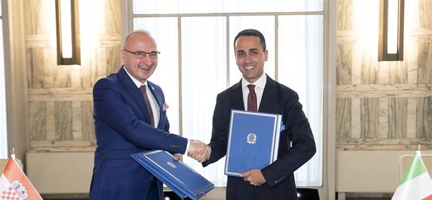 Hrvatska i Italija potpisale Ugovor o razgraničenju isključivih gospodarskih pojaseva